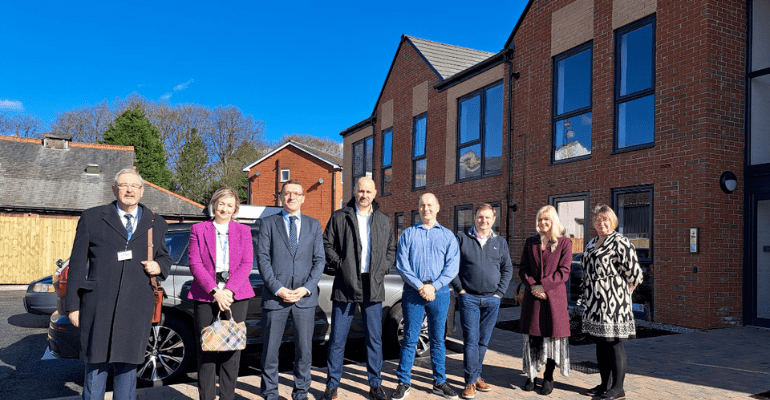 Development partners outside Mornington Road.