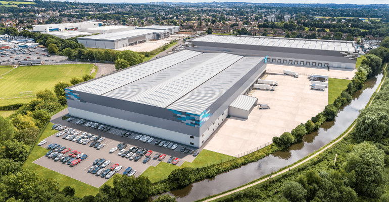 A large Wolverhampton logistics hub.