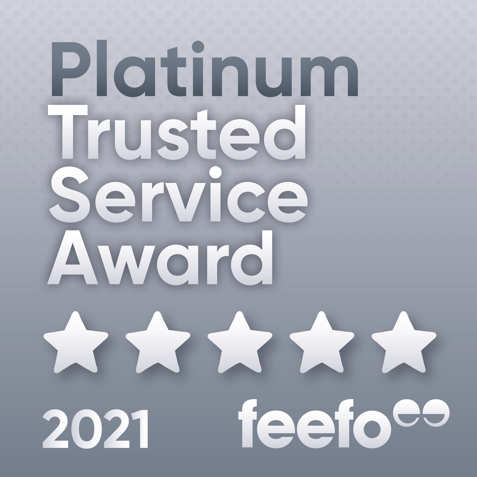 feefo platiunum trusted award logo 2021