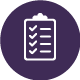 A checklist icon.