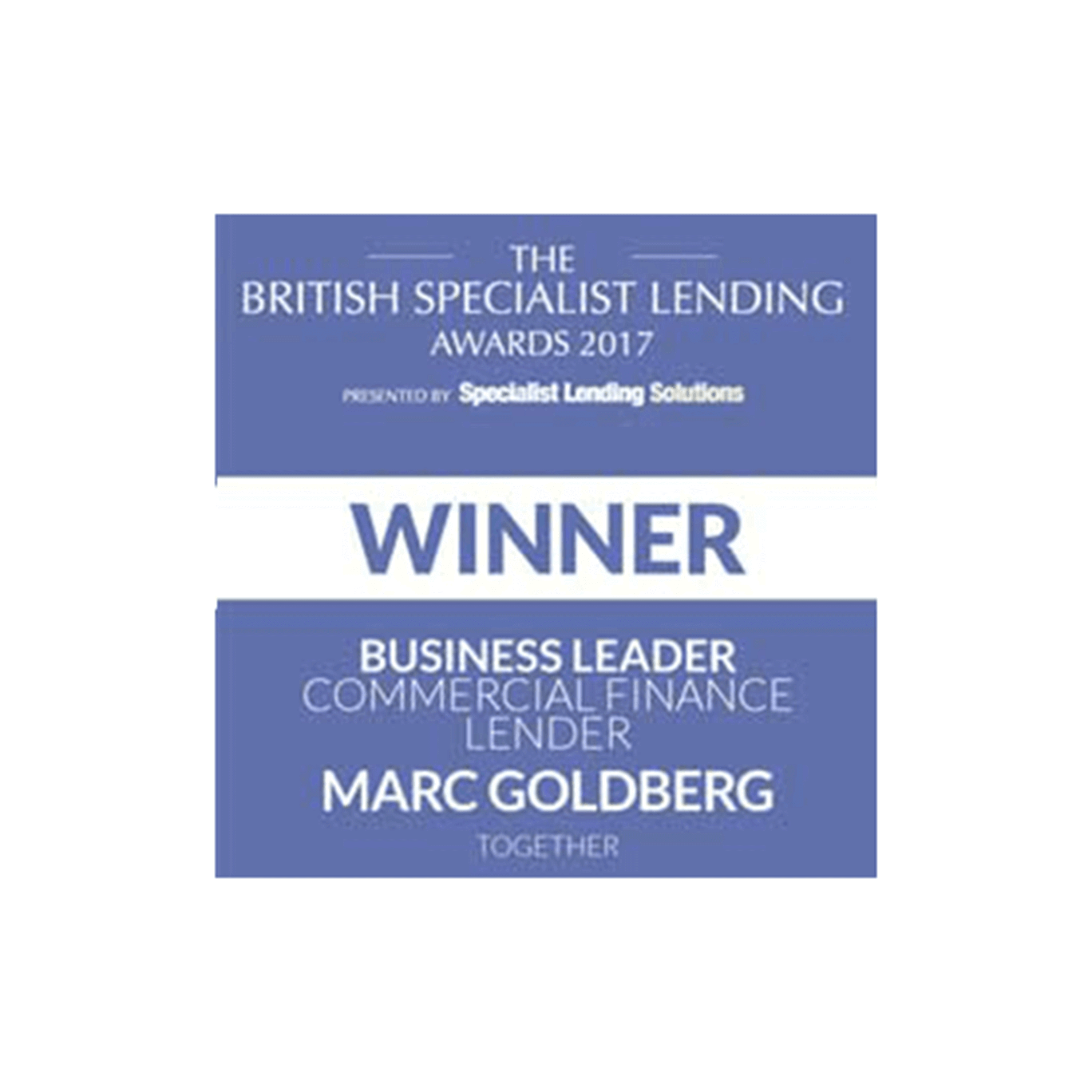 BSLA - commercial finance lender business leader MG 2017.