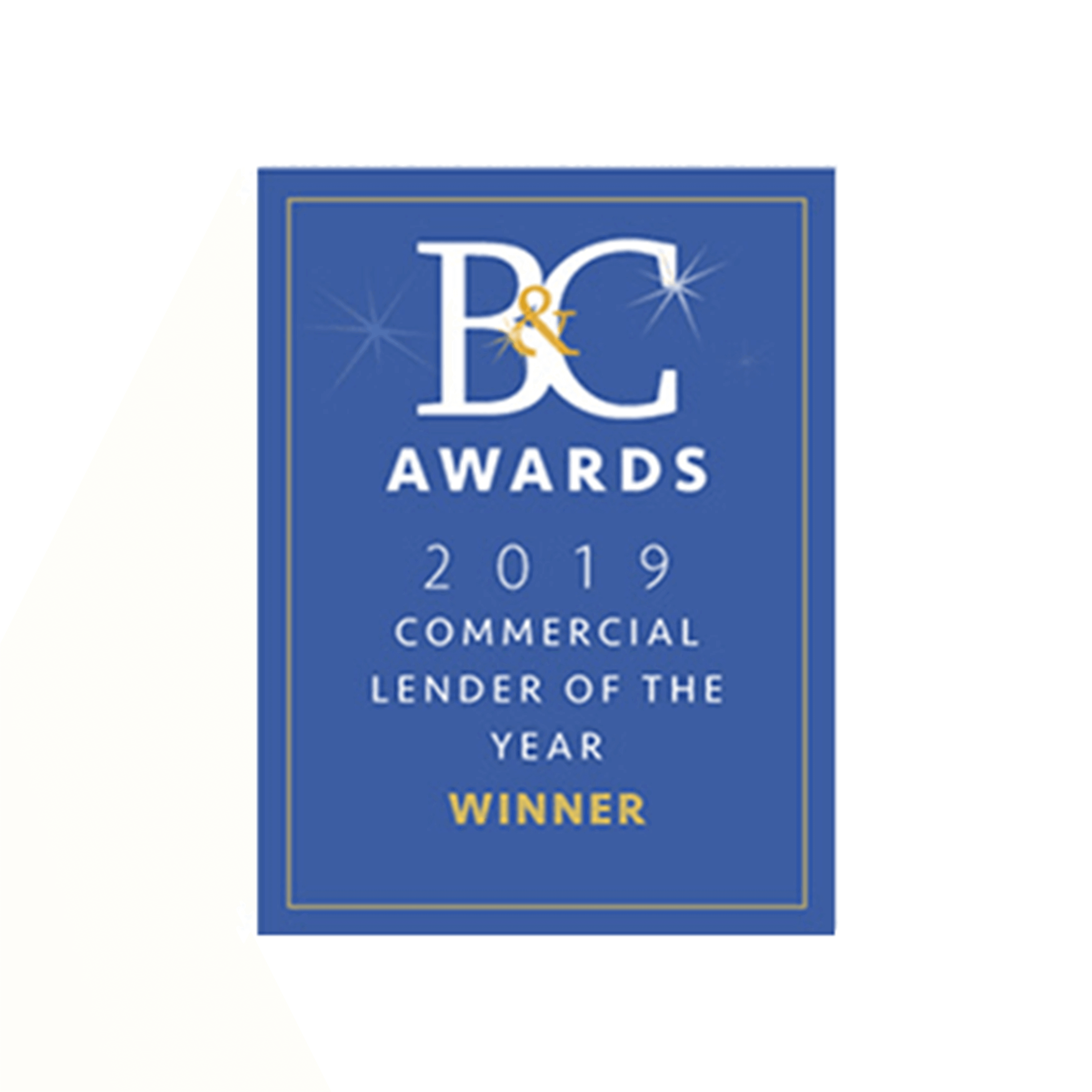 BC  commercial lender of the year 2019.