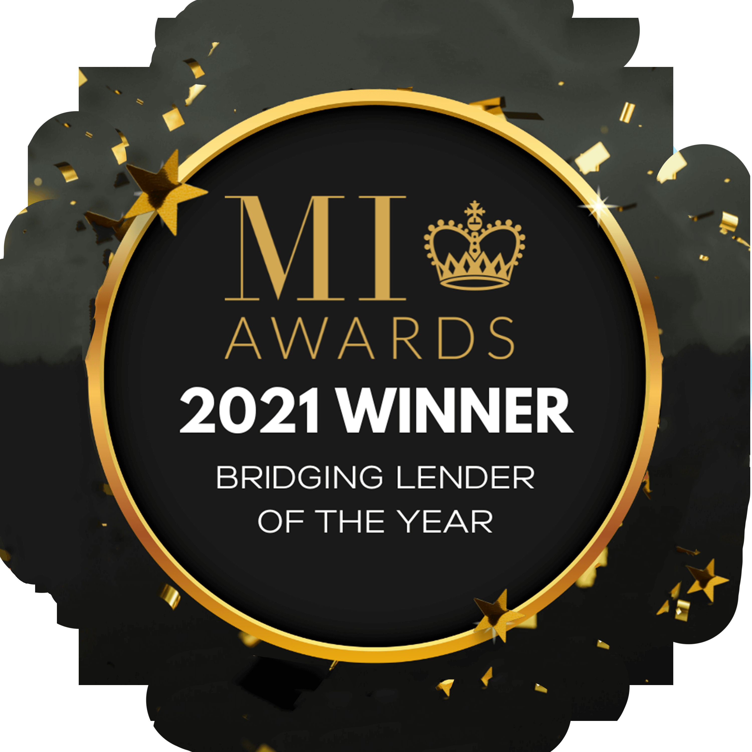 An MI award for bridging lender of the year 2021.