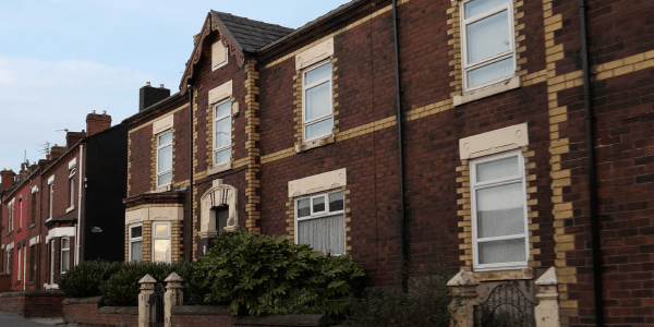 Row of terrace houses