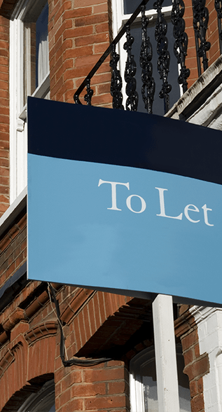 to let sign outside a residential building - m